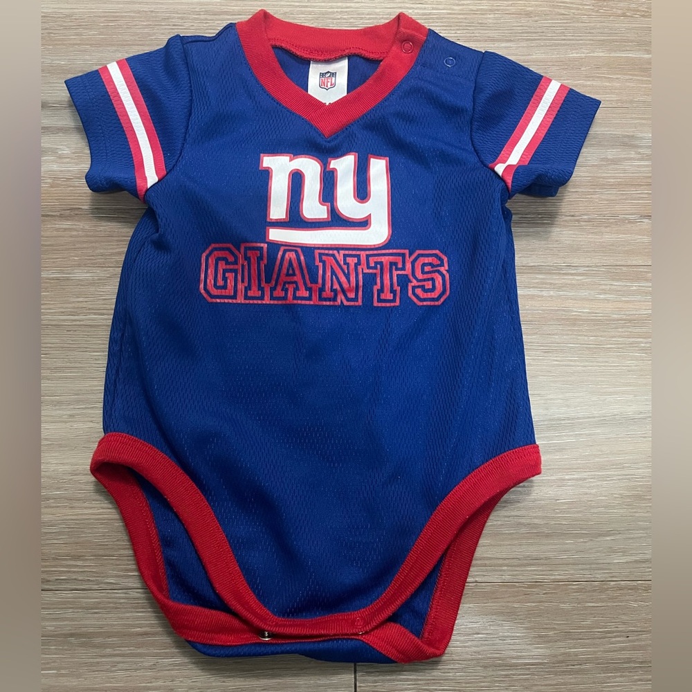 NFL New York Giants Infant Bodysuit - Blue & Red 6-12 months